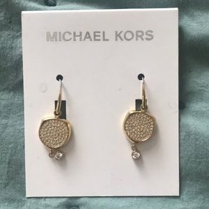 Michael Kors Gold Dangle Earrings